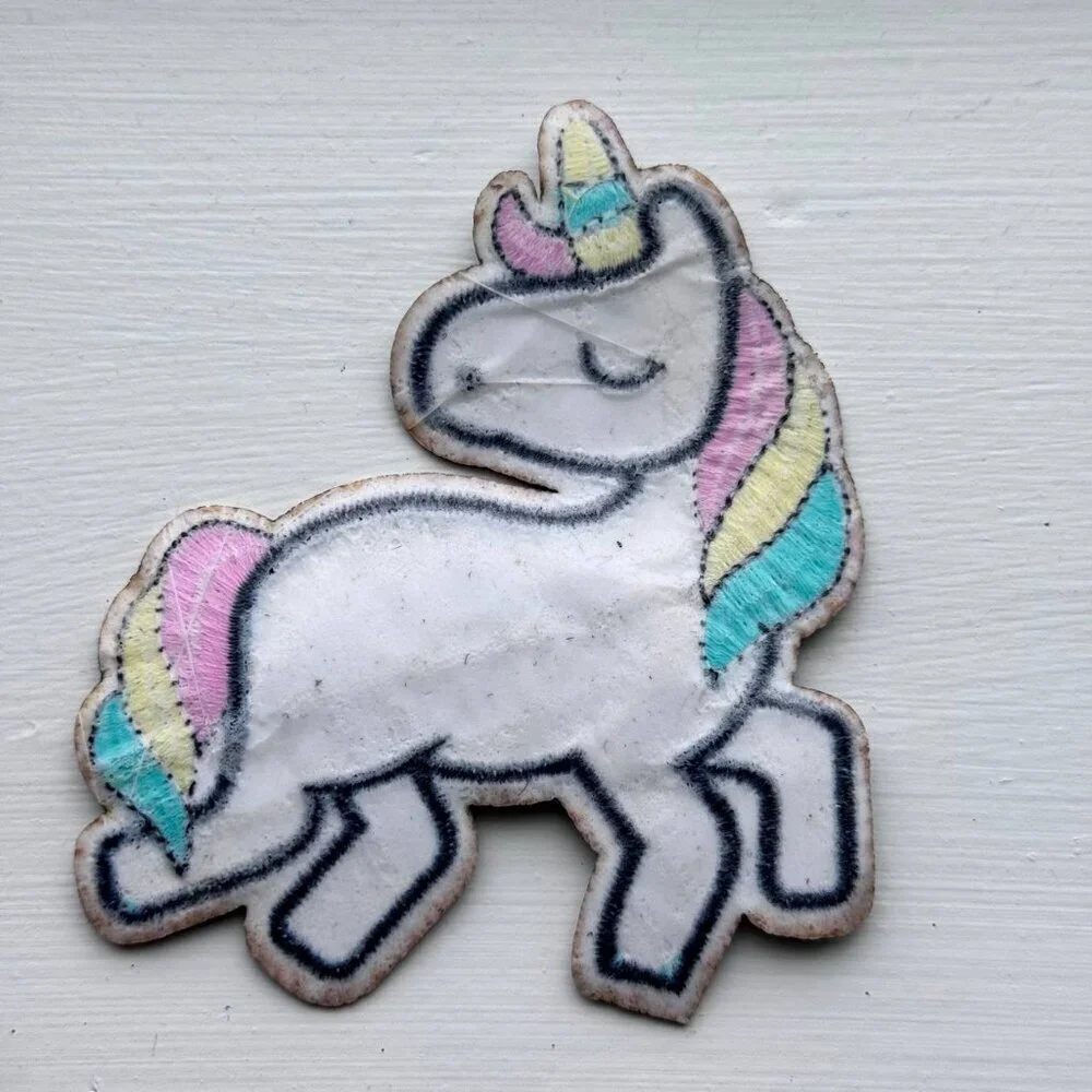 NWOT!  Beautiful Iridescent Clothing Unicorn Patch-Appliqué